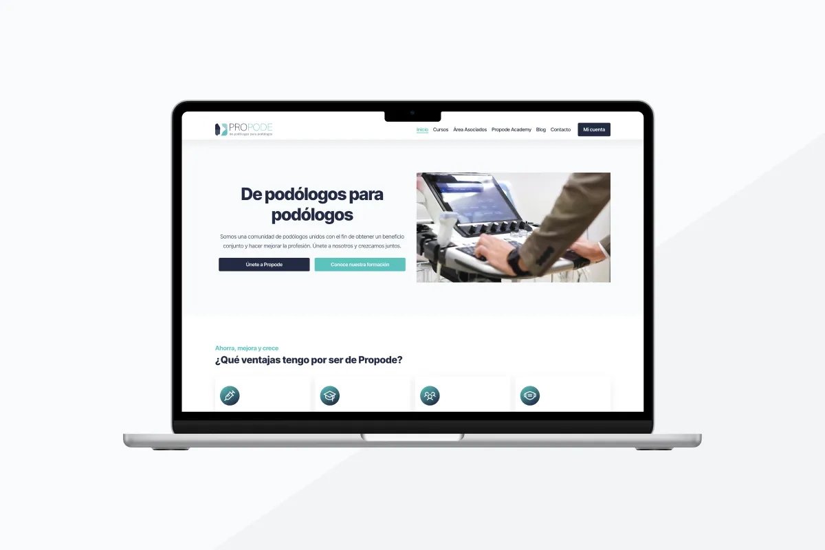 Plataforma de formación online Propode
